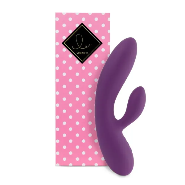 FeelzToys Lea Purple - Dwuramienny model z 2 silnikami, silikon, 20,2 cm