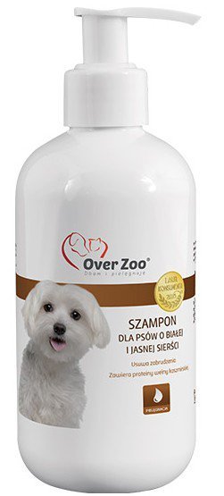 Over Zoo Szampon dla psów o białej i jasnej sierści 250ml