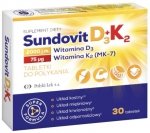 Sundovit D3 + K2 30 tabletek