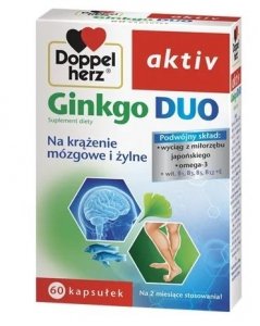 Doppelherz aktiv Ginkgo Duo, 60 kapsułek