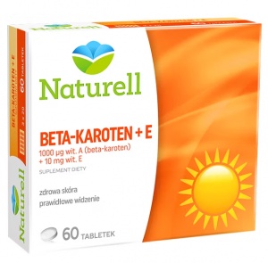 Naturell Beta-Karoten + Witamina E 60 Tabletek