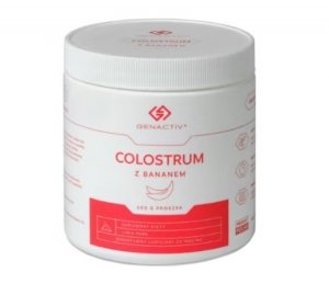 Colostrum z bananem Genactiv, proszek, 200 g