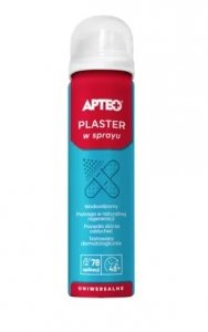 APTEO, wodoodporny plaster w sprayu, 60 ml