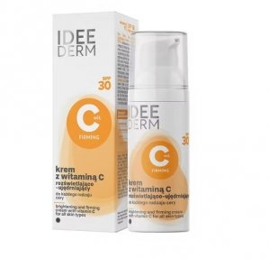 Idee Derm Krem rozświetlająco-ujędrniający z witaminą C SPF30, 50 ml