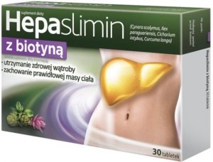 Hepaslimin z biotyną 30 tabletek