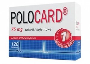 Polocard 75 mg, 120 tabletek dojelitowych