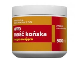 Maść końska rozgrzewająca APTEO, 500 ml