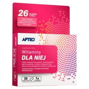 APTEO Witaminy dla Niej 30 tabletek powlekanych