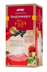Herbatka rozgrzewająca z imbirem APTEO, 20 saszetek