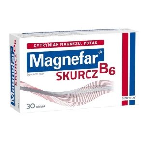 Magnefar B6 Skurcz 30 Tabletek Powlekanych