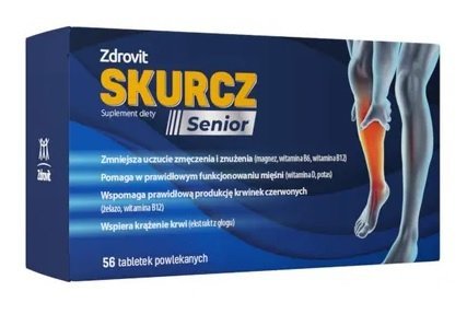 Zdrovit Skurcz Senior 56 Tabletek Powlekanych