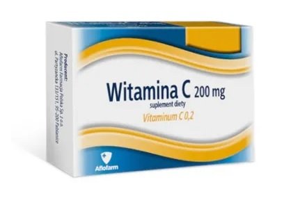 Witamina C 200 mg, 60 tabletek drażowanych