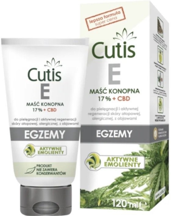 Cutis - E maść konopna 17% + CBD 120 ml