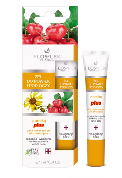 Floslek Pharma Żel Do Powiek I Pod Oczy Z Arniką Plus 15ml