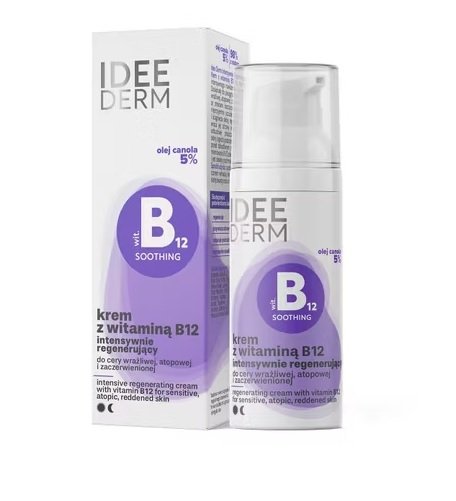 Idee Derm Krem intensywnie regenerujący z witaminą B12, 50 ml