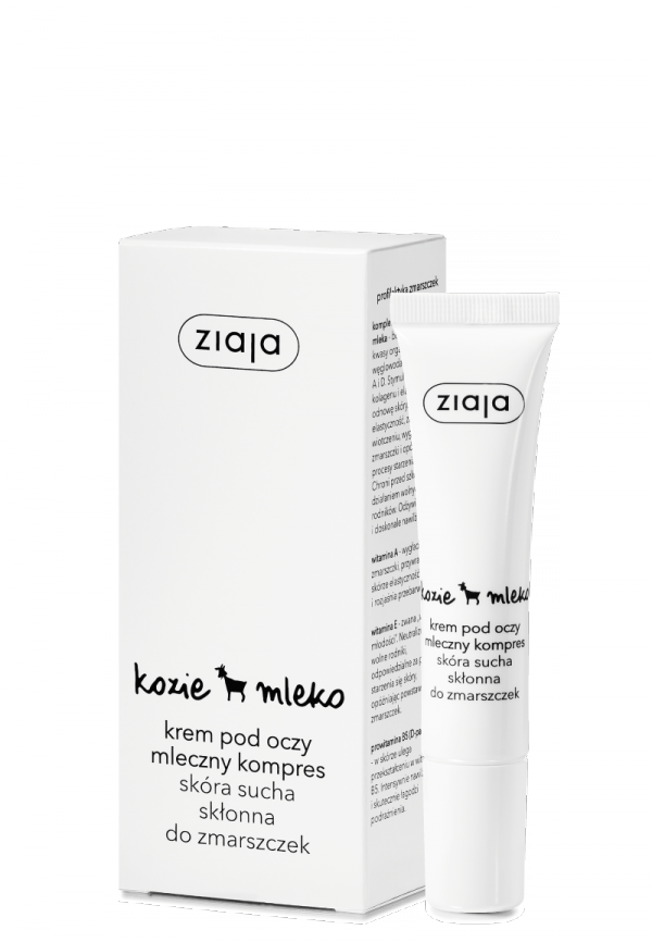 Ziaja KOZIE MLEKO krem pod oczy mleczny kompres 15ml