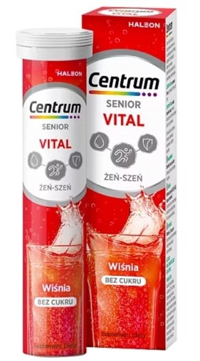 Centrum Vital Senior, 20 tabletek musujących