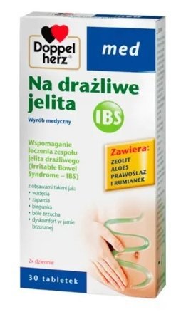 Doppelherz med Na drażliwe jelita, 30 tabletek