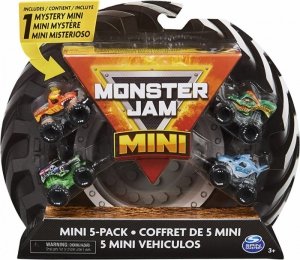 Spin Master Zestaw pojazdów Monster Jam Mini Auta 5-pak