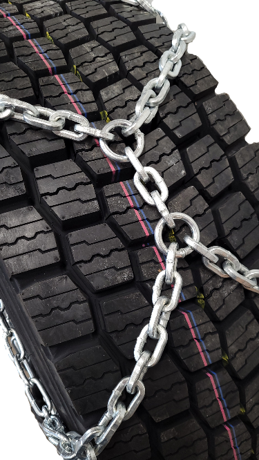 ŁAŃCUCHY ŚNIEGOWE TIR CIĘŻAROWE 385/65 r22,5 AUSTRIA CERTYFIKAT KPL NA OŚ