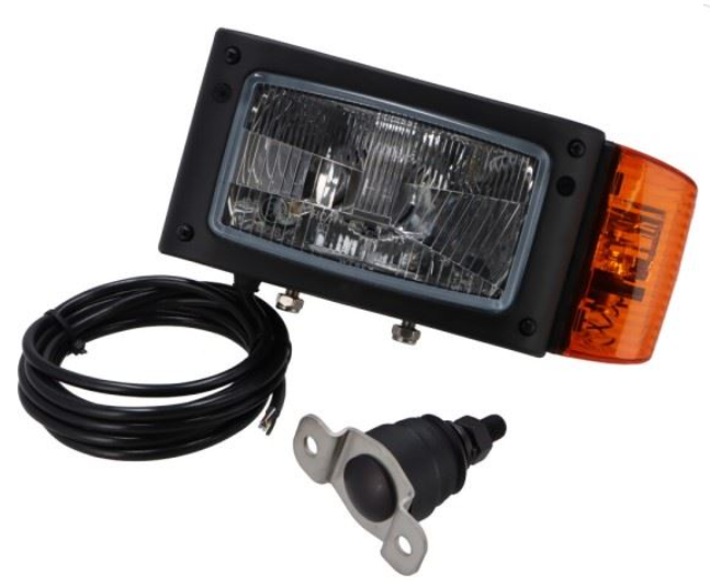 LAMPA PRZEDNIA REFLEKTOR PRZEDNI CAT CASE JCB H4