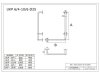 Uchwyt Kątowy dla Niepełnosprawnych prawy 100/60cm biały fi32