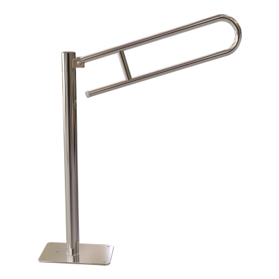Uchwyt Uchylny WC Wolnostojący dla Niepełnosprawnych 50cm stal nier fi25