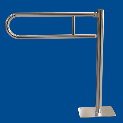 Uchwyt Uchylny WC Wolnostojący dla Niepełnosprawnych 80cm stal nier fi25