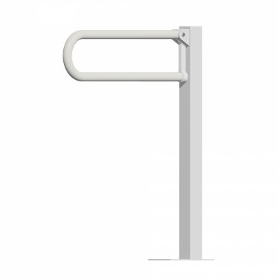 Uchwyt Uchylny WC dla Niepełnosprawnych wolnostojący 70cm biały fi32