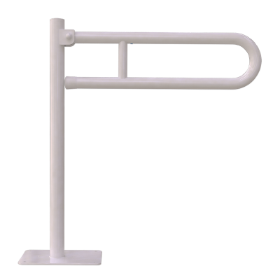 Uchwyt Uchylny WC dla Niepełnosprawnych wolnostojący 70cm biały fi32
