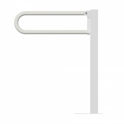 Uchwyt Uchylny WC dla Niepełnosprawnych wolnostojący 70cm biały fi32