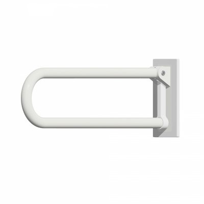 Uchwyt Uchylny dla Niepełnosprawnych 85cm biały fi32+MASKOWNICE
