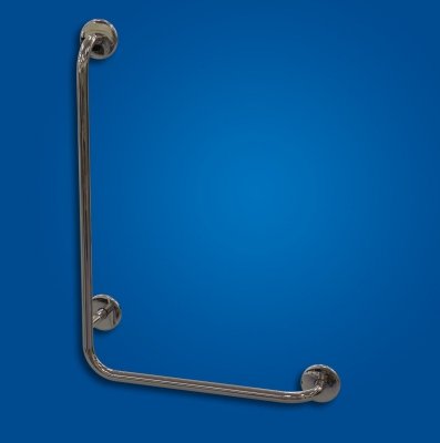Uchwyt Kątowy dla Niepełnosprawnych lewy 100/40cm stal nier fi25