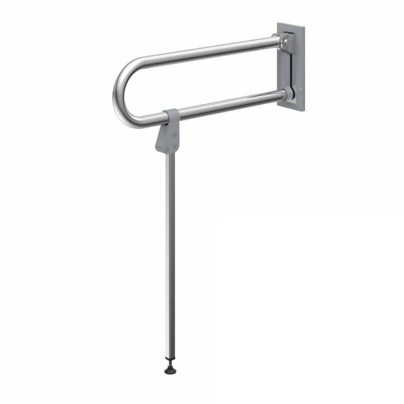 Uchwyt Uchylny dla Niepełnosprawnych z nogą 85cm stal nierdzewna fi32
