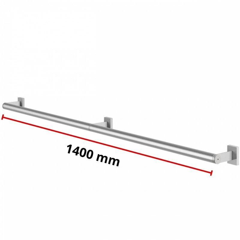 Poręcz prosta dla Niepełnosprawnych stal nierdzewna 140cm fi 32mm