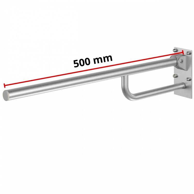 Uchwyt uchylny 50 cm dla niepełnosprawnych stal nierdzewna MODULAR