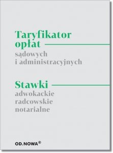 Taryfikator opłat sądowych i administracyjnych