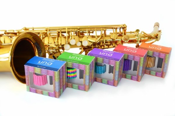 Ligaturka do saksofonu altowego Bambu UNA (9 kolorów)