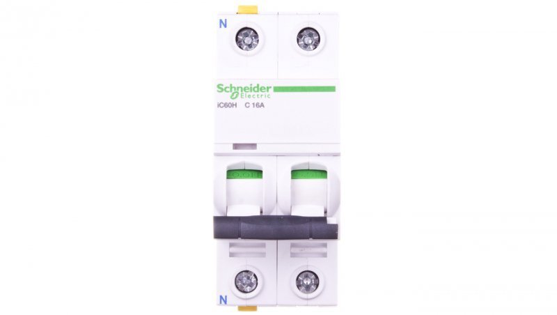 Wyłącznik nadprądowy 1P+N C 16A 10kA AC iC60H-C16-1N A9F07616