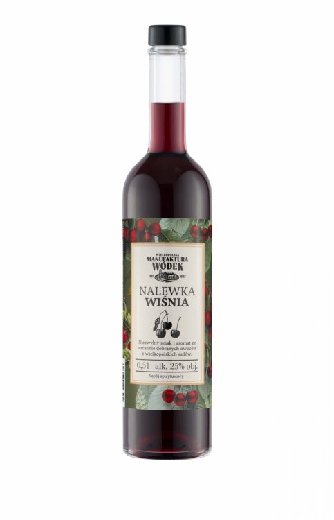 Nalewka WIŚNIA - nalewka z wiśni 0,5l