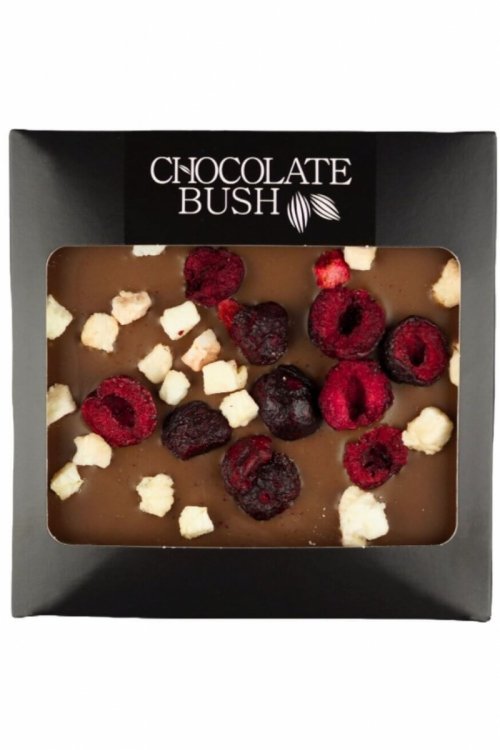 Czekolada mleczna z jabłkiem i wiśniami Chocolate Bush (85 g)