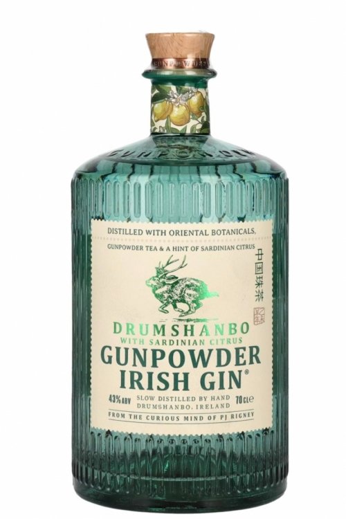 Drumshanbo Gunpowder Irish Gin with Sardinian Citrus 43%