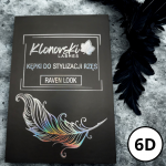 6D C 0,07 RAVEN LOOK Paleta 1000 kępek WĄSKIE  -  Pojedyncze Długości  