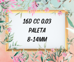 16D CC 0.03 8-14  mm , Paleta 