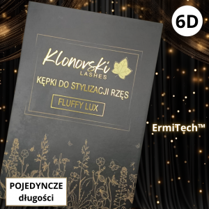 6D C 0,07 6-12 mm FLUFFY LUX Paleta Mix 600 kępek - Pojedyncze Długości