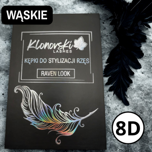 8D C CC D 0,07 6-12 mm  RAVEN LOOK Paleta Mix 1400 kępek WĄSKIE