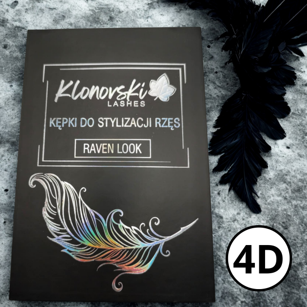 4D C CC D 0,07 7-13 mm  RAVEN LOOK Paleta Mix 1200 kępek