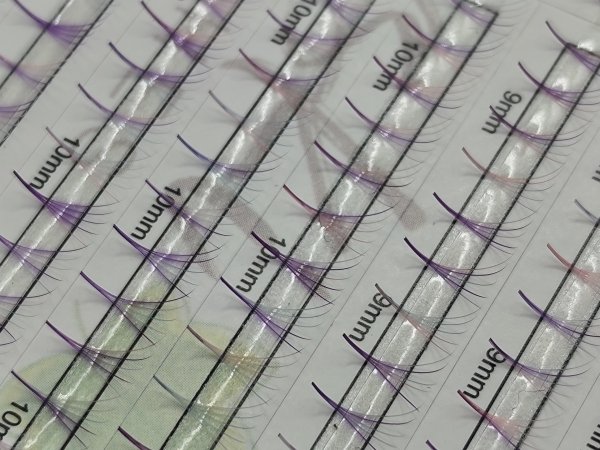 5D C 0,07 6-12mm VIRAL UNICORN Paleta Mix -Kolorowe Kępki  RÓŻOWY / FIOLETOWY / NIEBIESKI