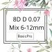 8D D 0.07 6-12 mm BasicPro - Paleta