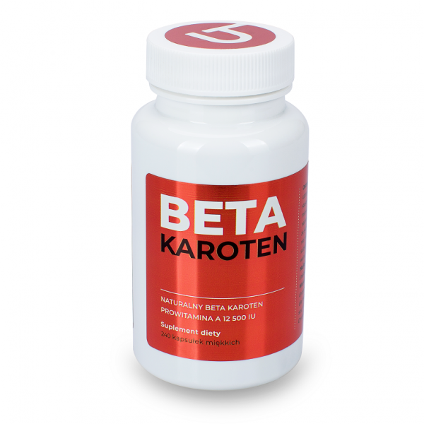Visanto naturalny Beta karoten Witamina A suplement diety 240 kapsułek
